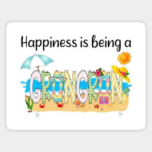 Happiness Is Being A Grangran Summer Beach Happy Mother's Day Magnet